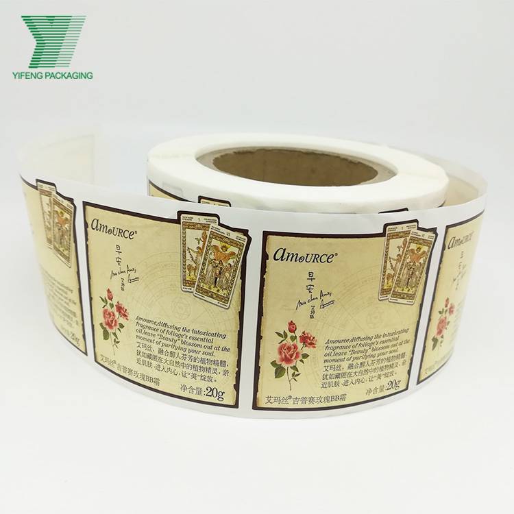 China Factory Flat Sheet Or Rolls Stickers Pvc Vinyl Labels Custom Adhesive Bottle Label Sticker Paper Sticker For Glass Jar